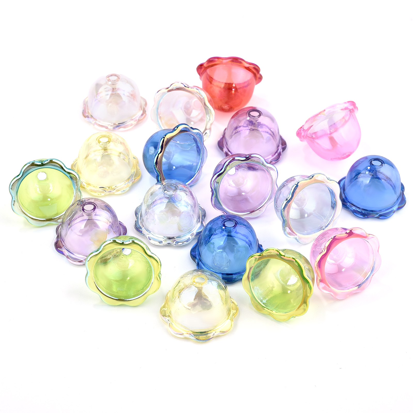 Phone Accessories Beads - Glitter Wind Bell Spacer Jellyfish Beads