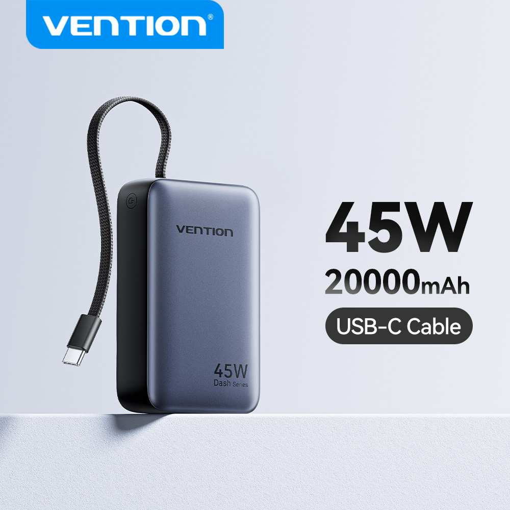 Portable Charger 20000Mah - Vention CCC 45W 20000mAh Power Bank