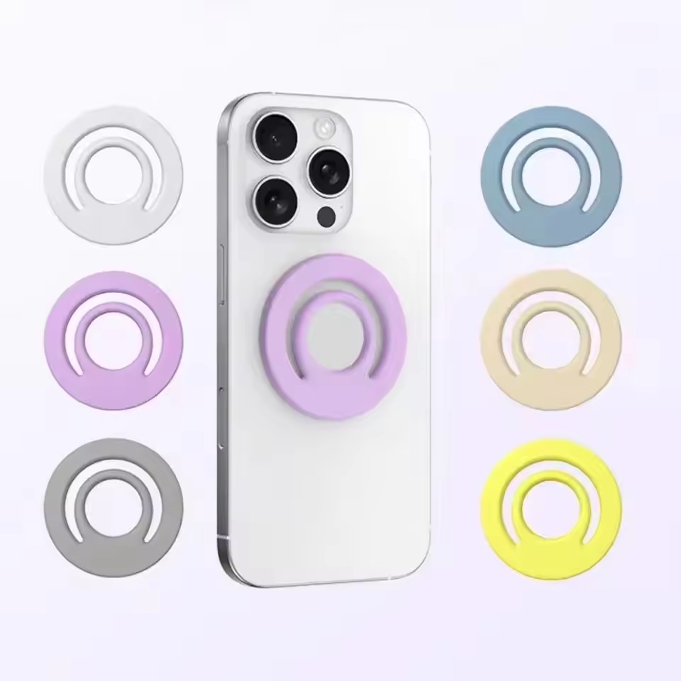 Phone Accessories For Car - Magnetic Silicone Stand Finger Ring Car