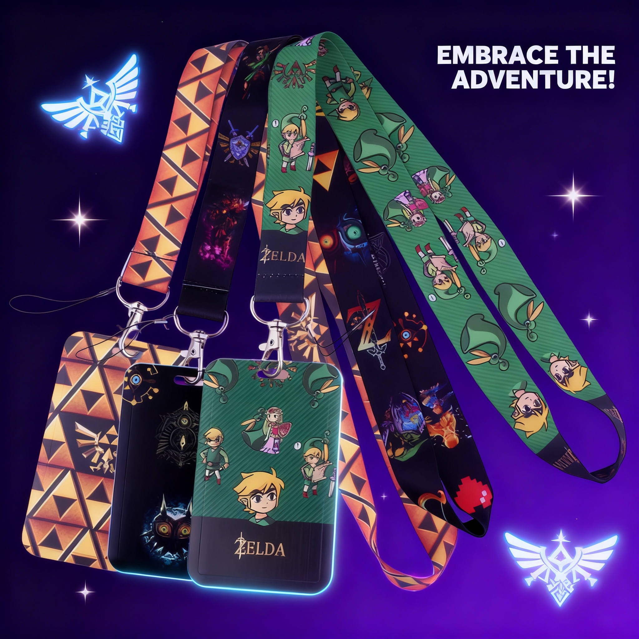 Phone Accessories For Car - Cartoon Game Lanyards for Key Neck
