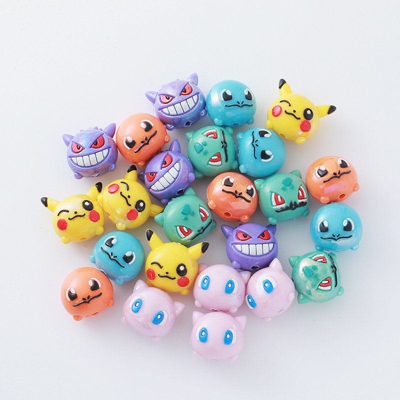12pcs Pokémon Bead DIY Mobile  - Phone Accessories Beads のレビューと価格
