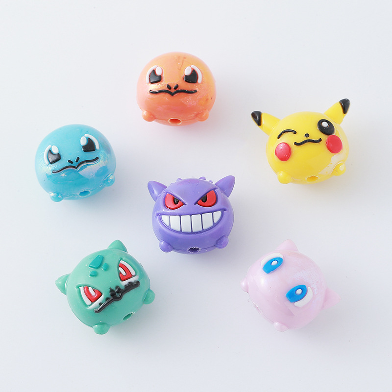 12pcs Pokémon Bead DIY Mobile  - Phone Accessories Beads のレビューと価格