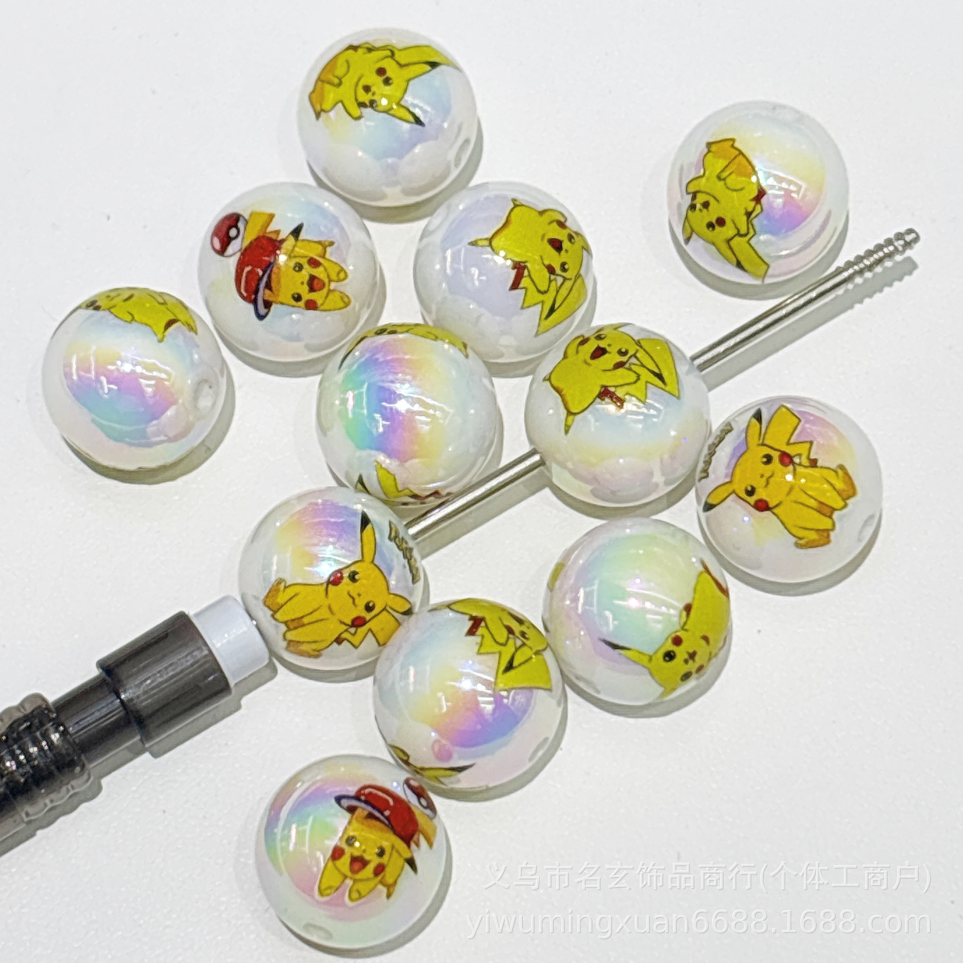 50pcs for Pokemon through-hole - Phone Accessories Beads のレビューと価格