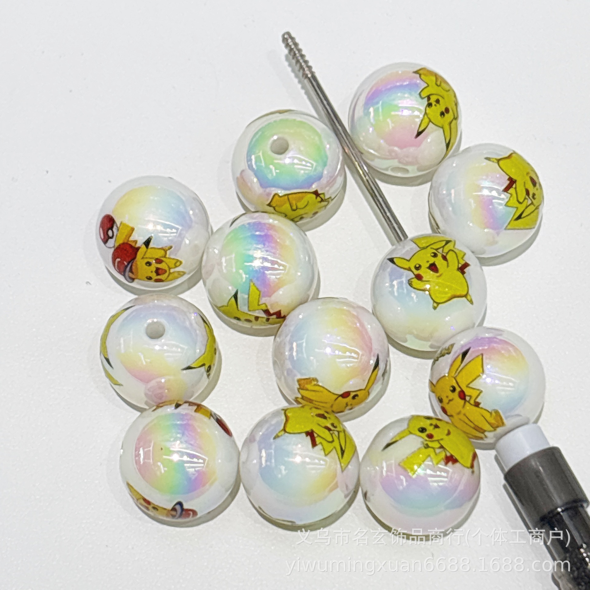 50pcs for Pokemon through-hole - Phone Accessories Beads のレビューと価格