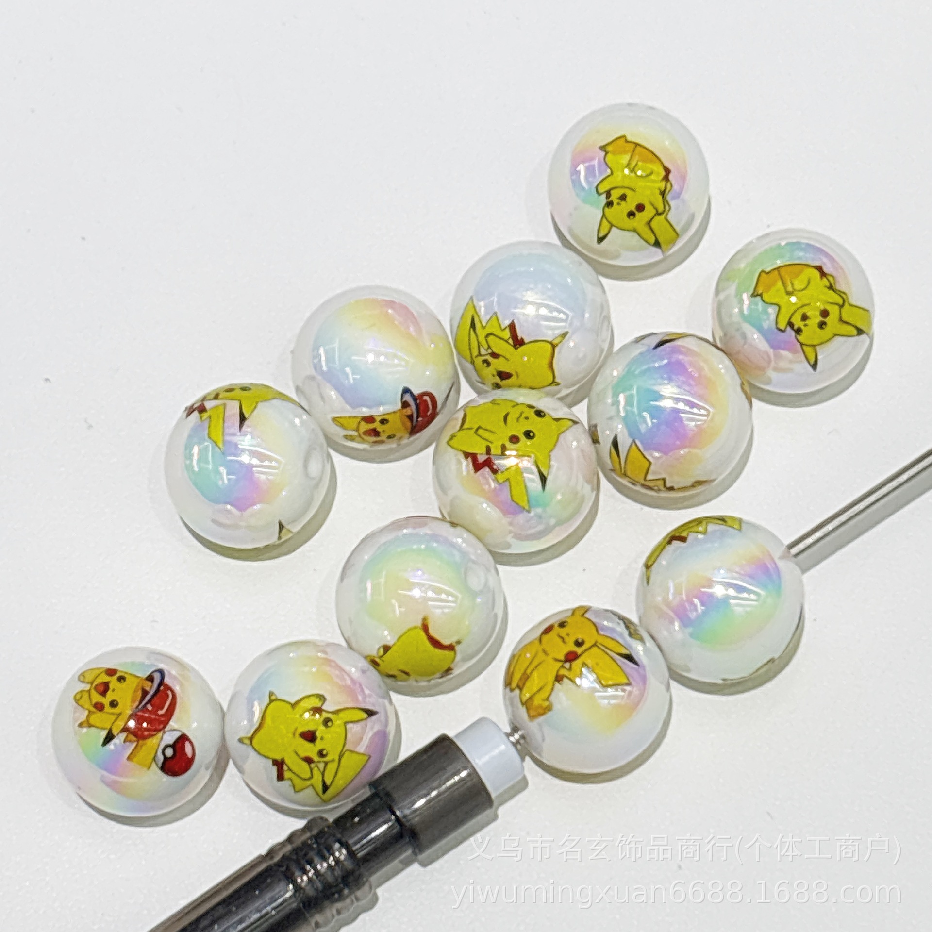50pcs for Pokemon through-hole - Phone Accessories Beads のレビューと価格
