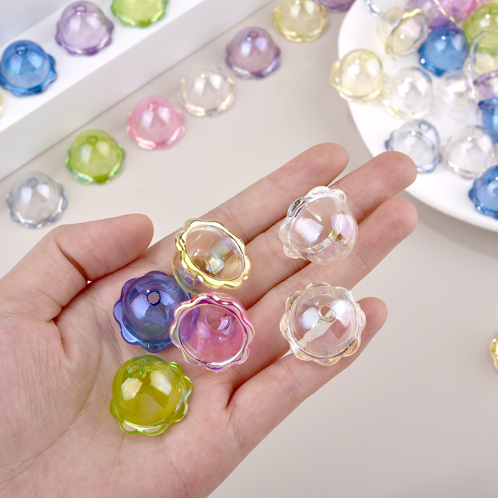 Glitter Wind Bell Spacer Jelly - Phone Accessories Beads のレビューと価格