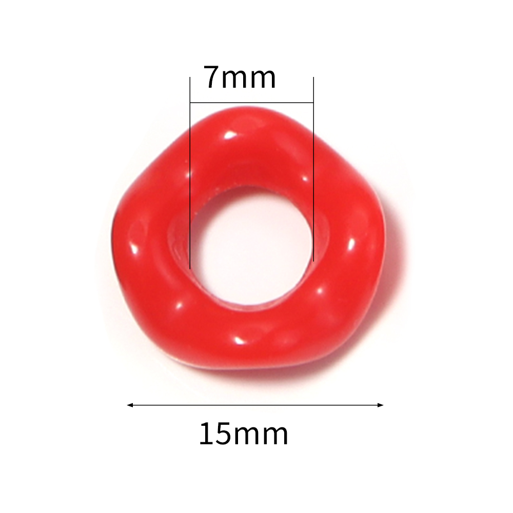 100pcs/lot Colorful Wave Ring  - Phone Accessories Beads のレビューと価格