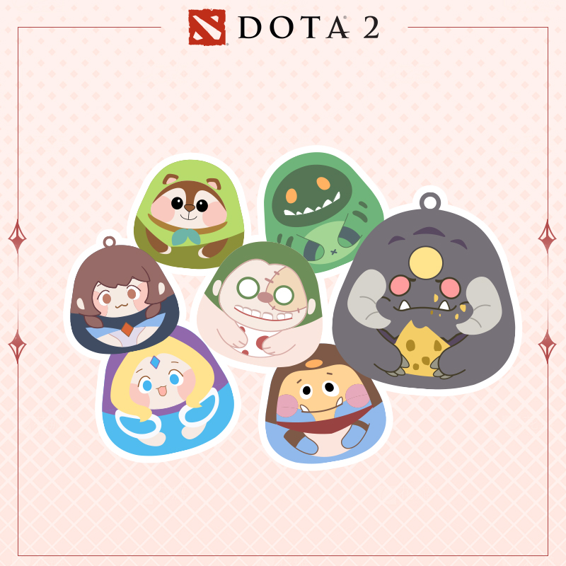 DOTA2 Lucky Hero Bell Trinkets - Phone Accessories For Car のレビューと価格