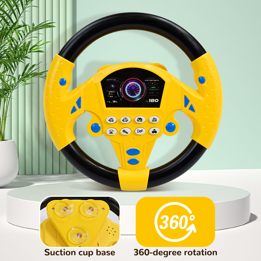 Eletric Steering Wheel Toy wit - Phone Accessories Baby のレビューと価格