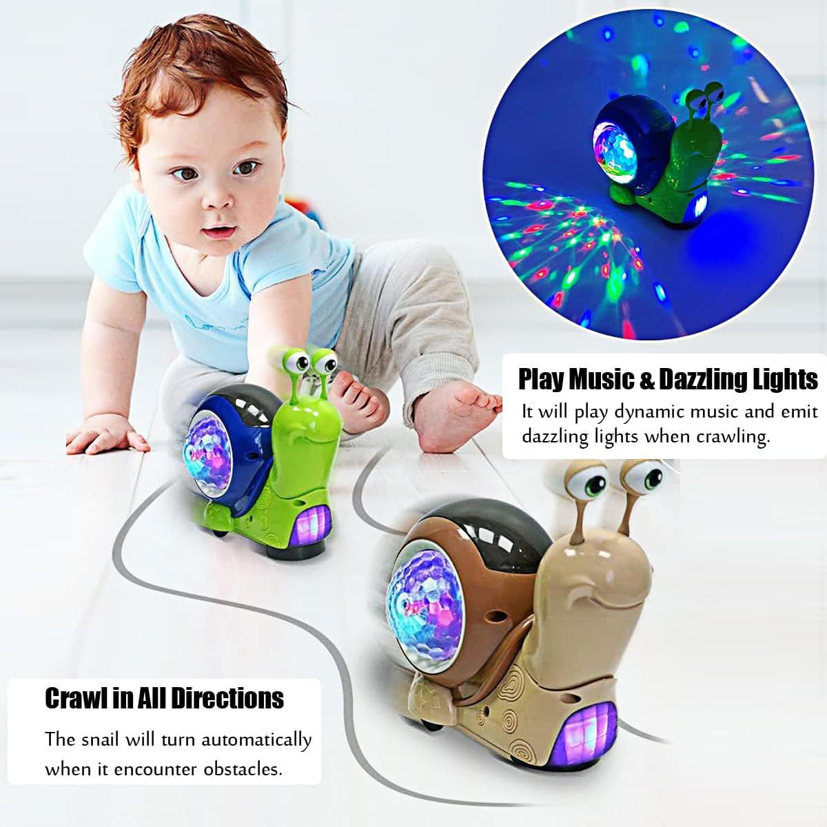Crawling Snail Baby Toy Walkin - Phone Accessories Baby のレビューと価格