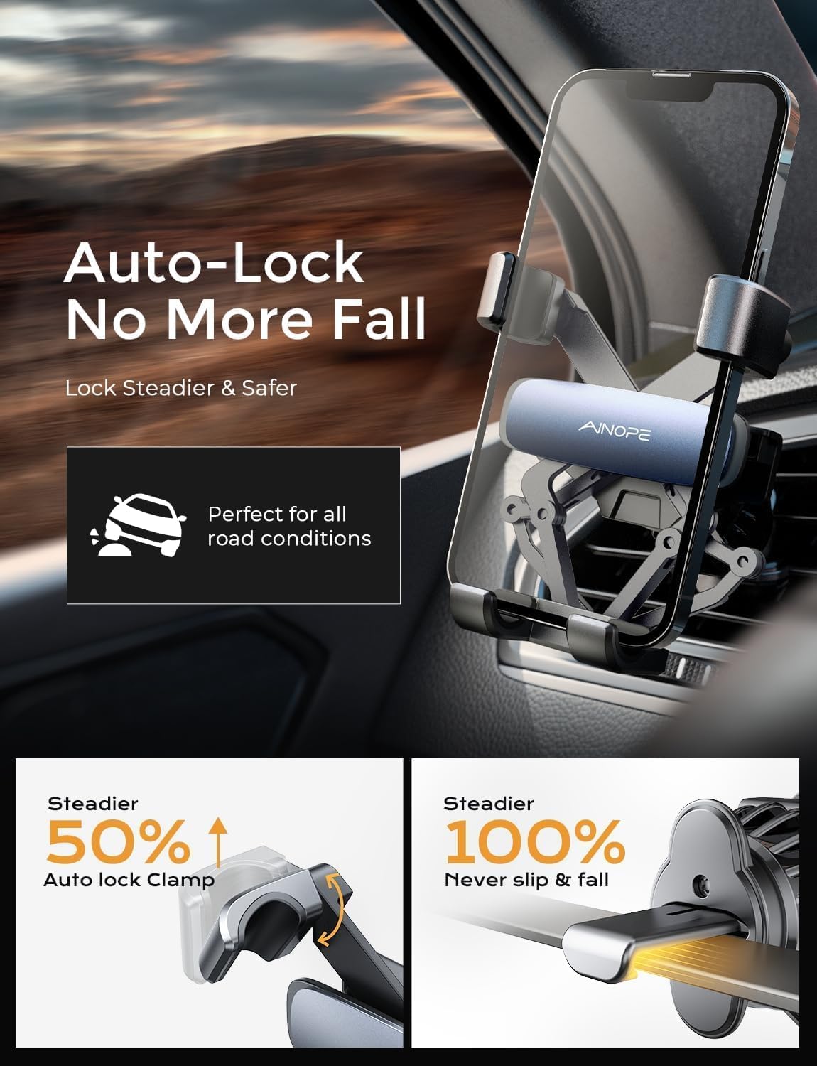Car Vent Phone Mount Holder [D - Phone Accessories For Car のレビューと価格