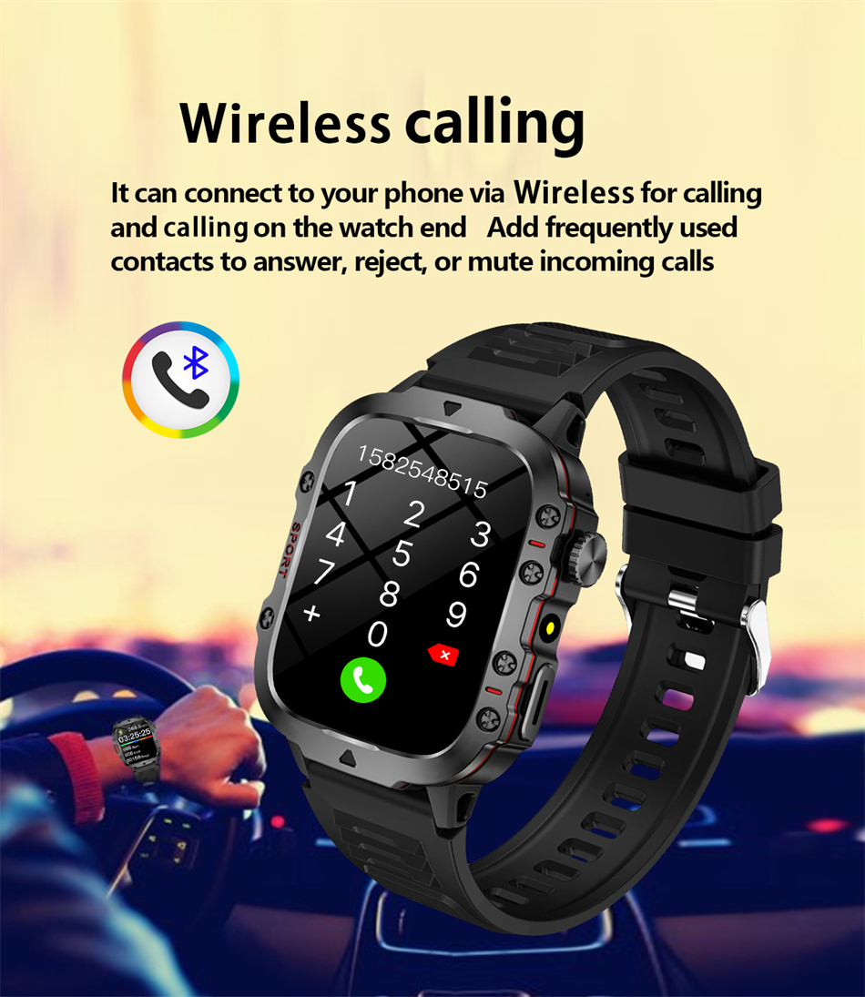 Outdoor Men'S Smart Watch, HD  - Phone Accessories Display Board のレビューと価格