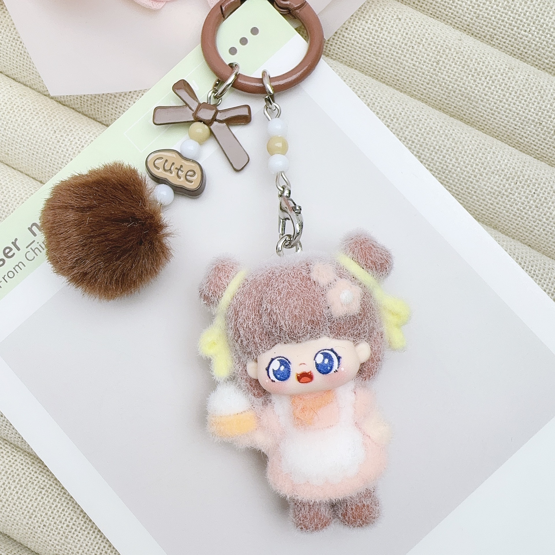 for Baby Three Keychains Cute  - Phone Accessories Baby のレビューと価格