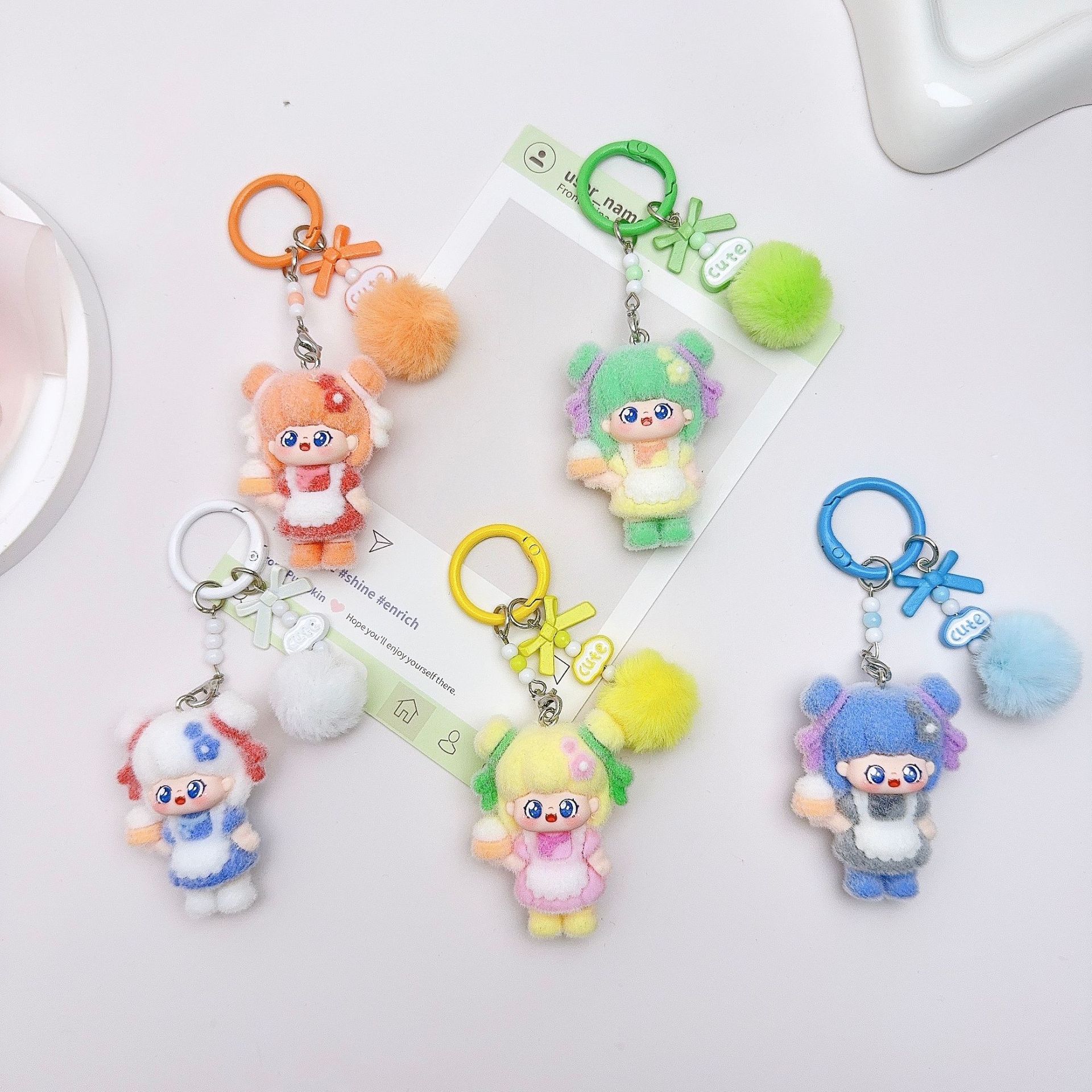 for Baby Three Keychains Cute  - Phone Accessories Baby のレビューと価格
