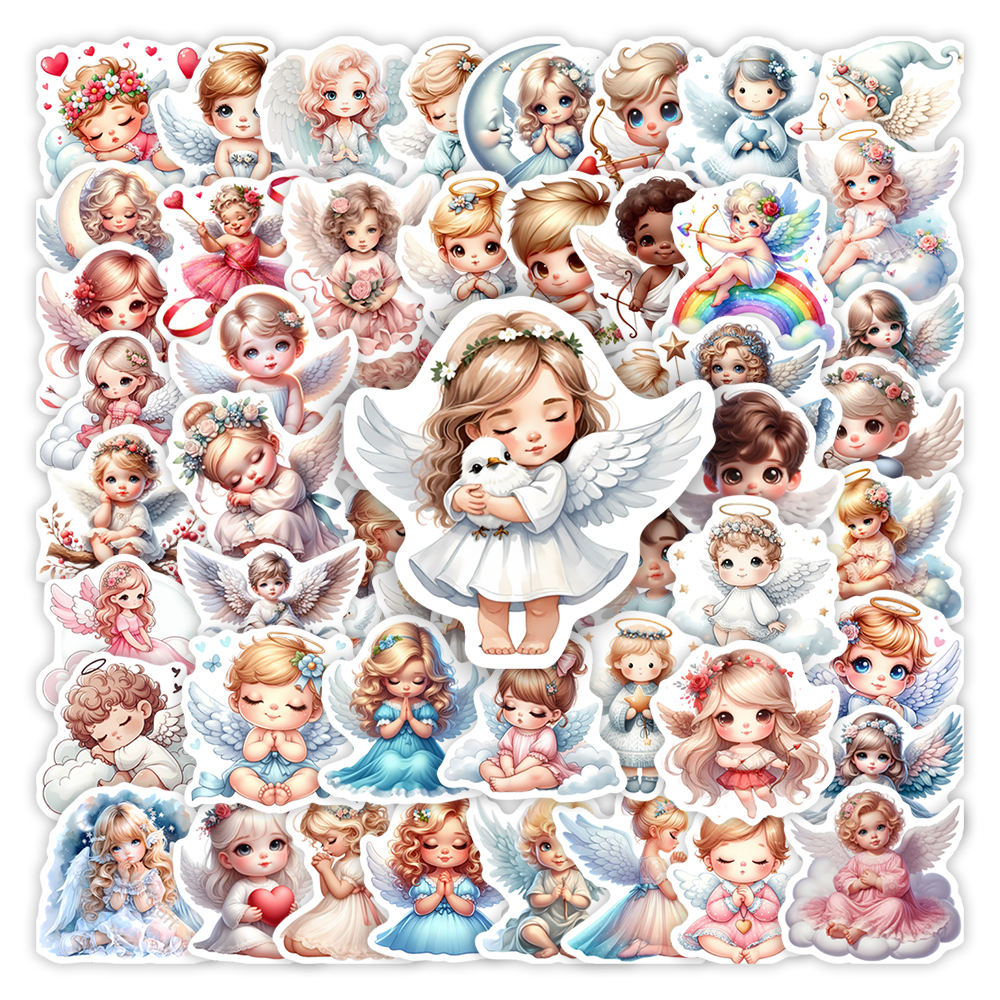 Cute Cartoon Little Angel Stic - Phone Accessories Baby のレビューと価格