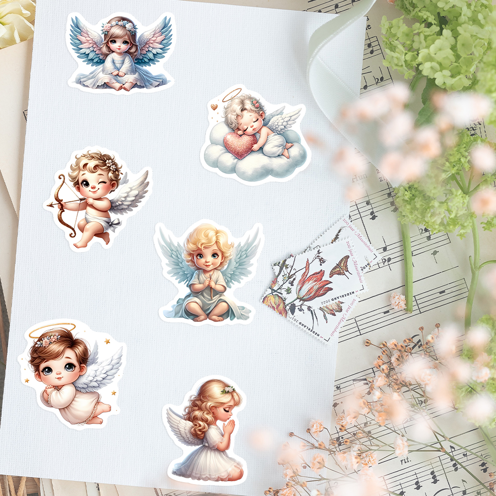 Cute Cartoon Little Angel Stic - Phone Accessories Baby のレビューと価格
