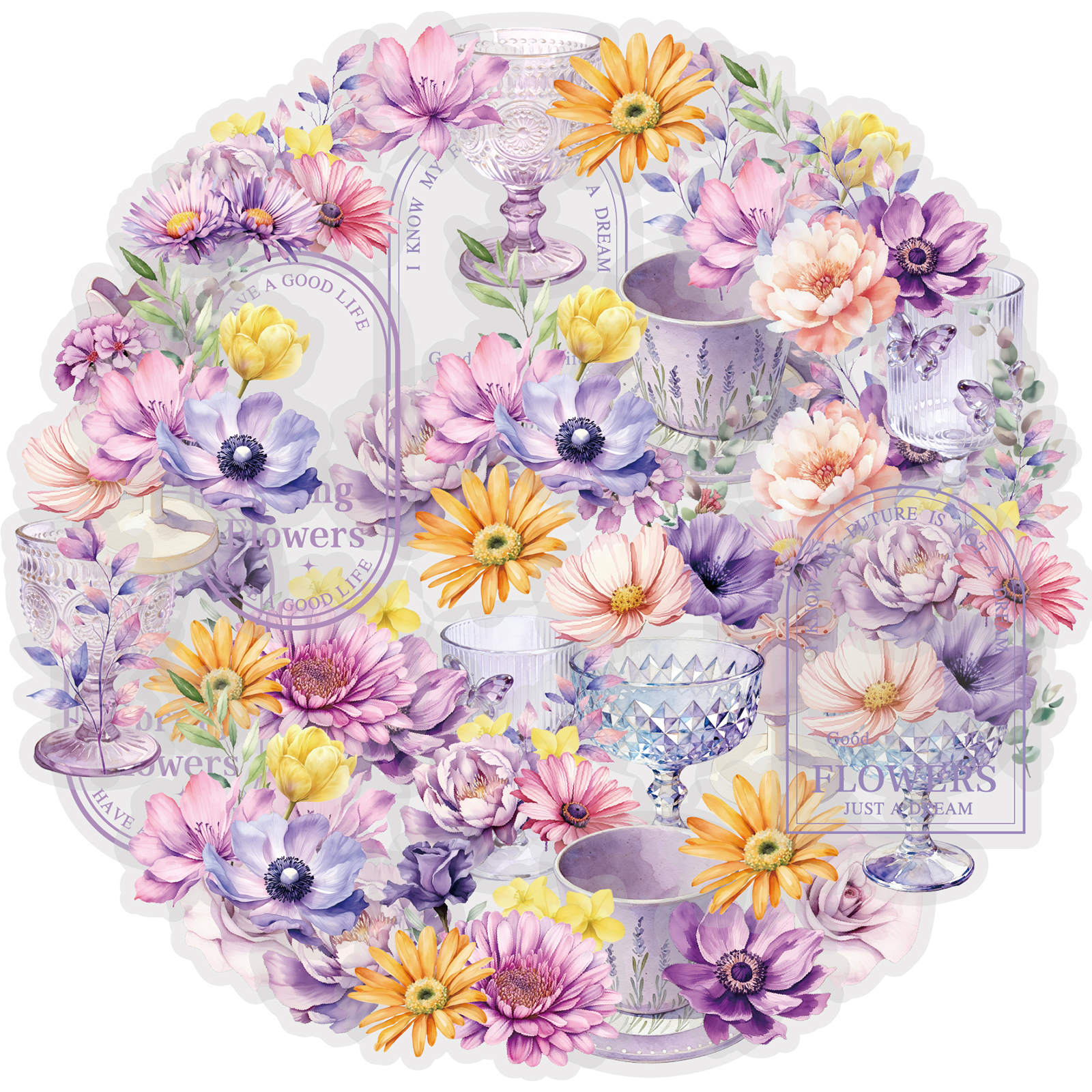 Etori Life Purple Iris 20Pcs V - Phone Accessories Background のレビューと価格