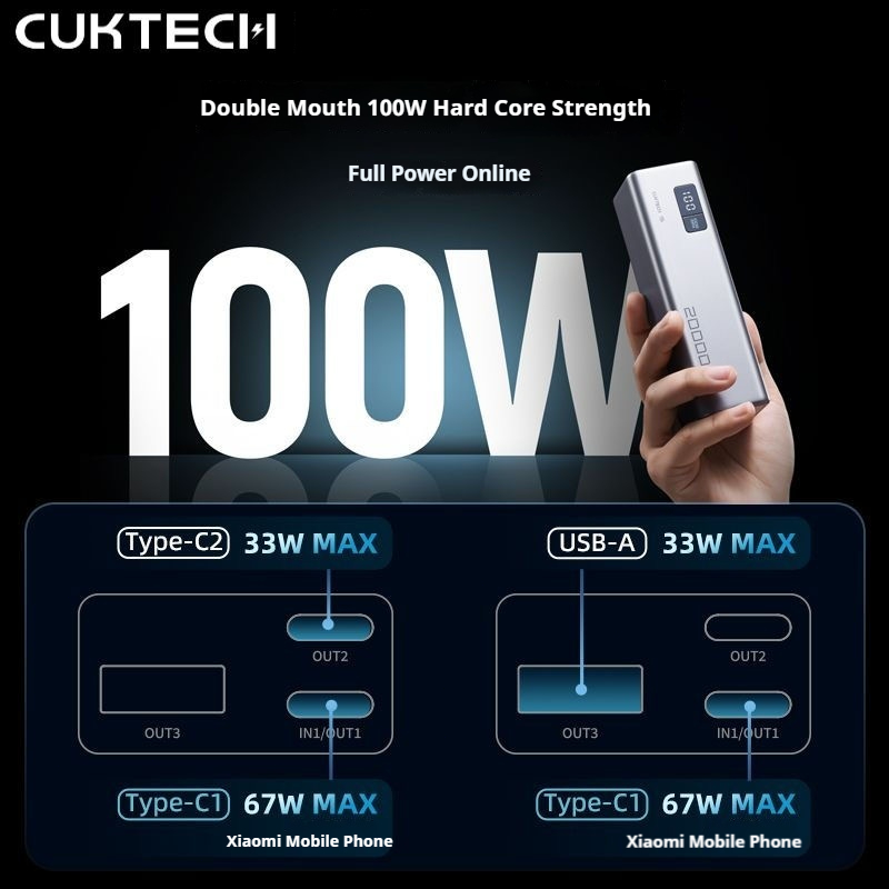 CUKTECH No.15 20000mAh Power B - Portable Charger 20000Mah のレビューと価格