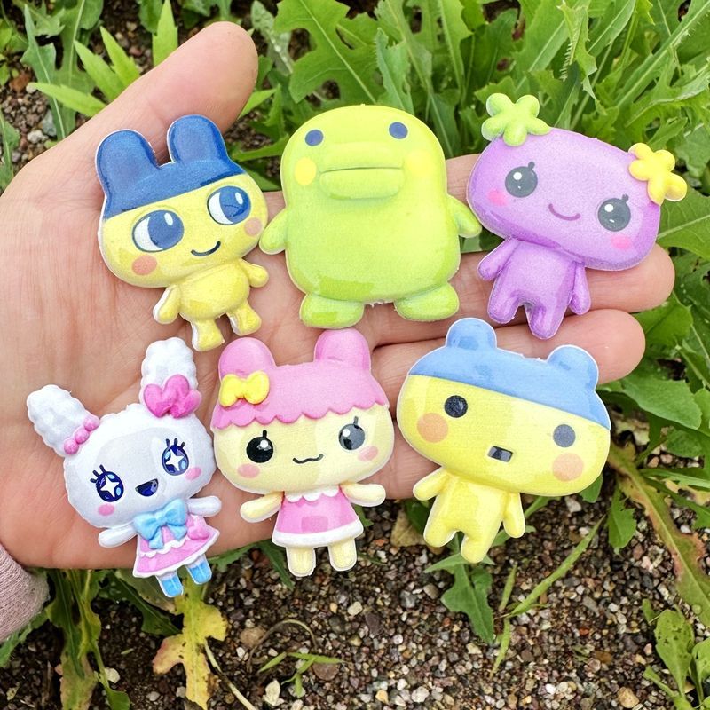45mm Cartoon Tamagotchi double - Phone Accessories Beads のレビューと価格