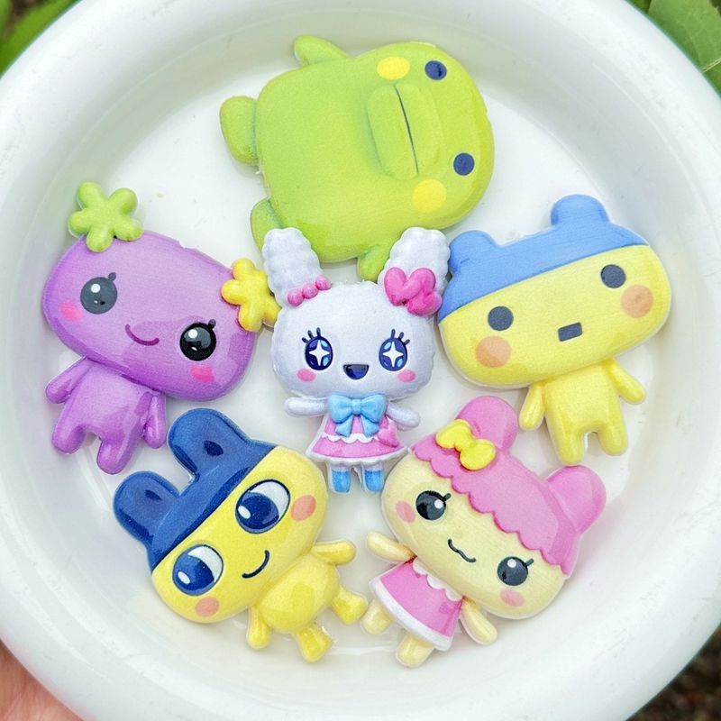 45mm Cartoon Tamagotchi double - Phone Accessories Beads のレビューと価格