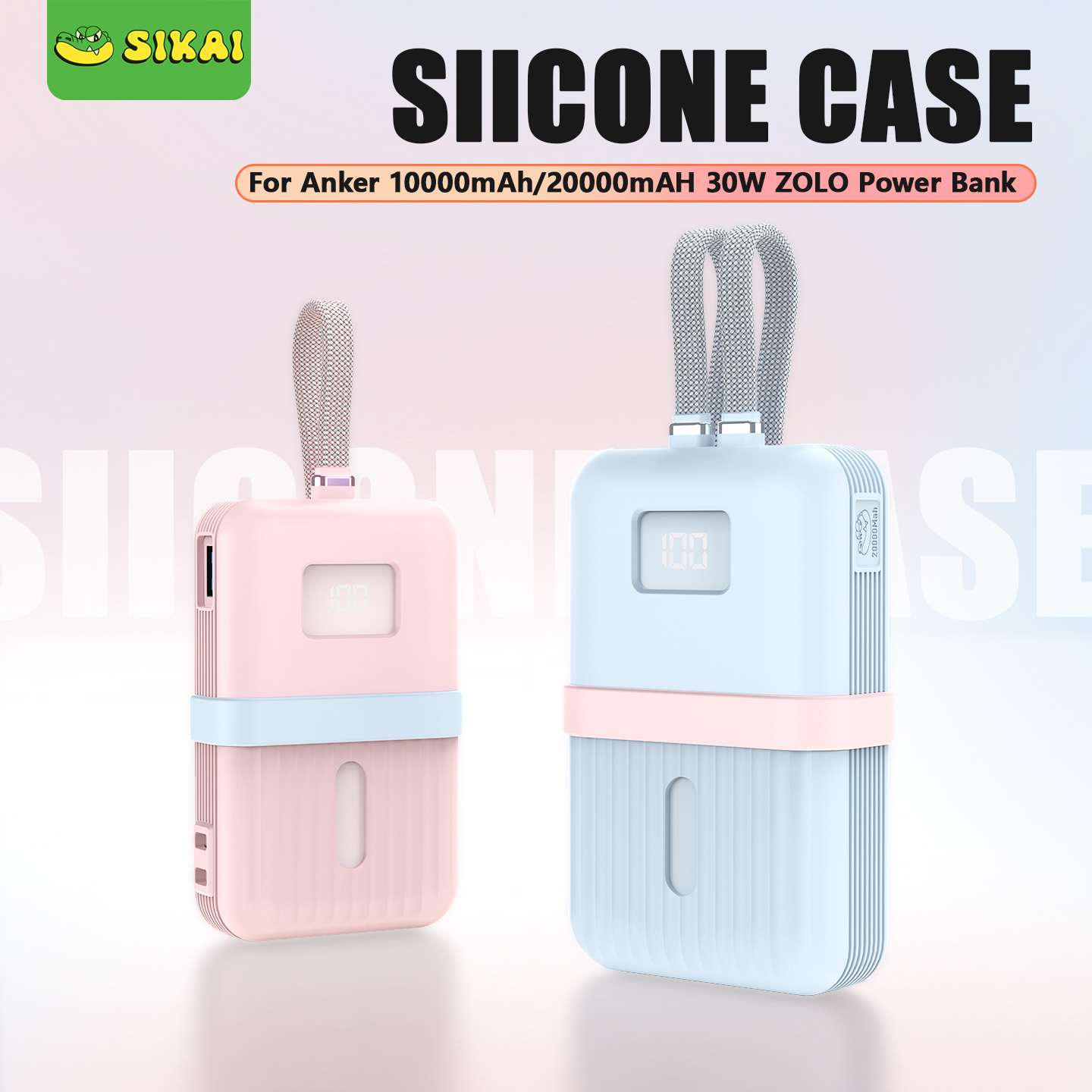 SIKAI Silicone Case for Anker  - Portable Charger 20000Mah のレビューと価格