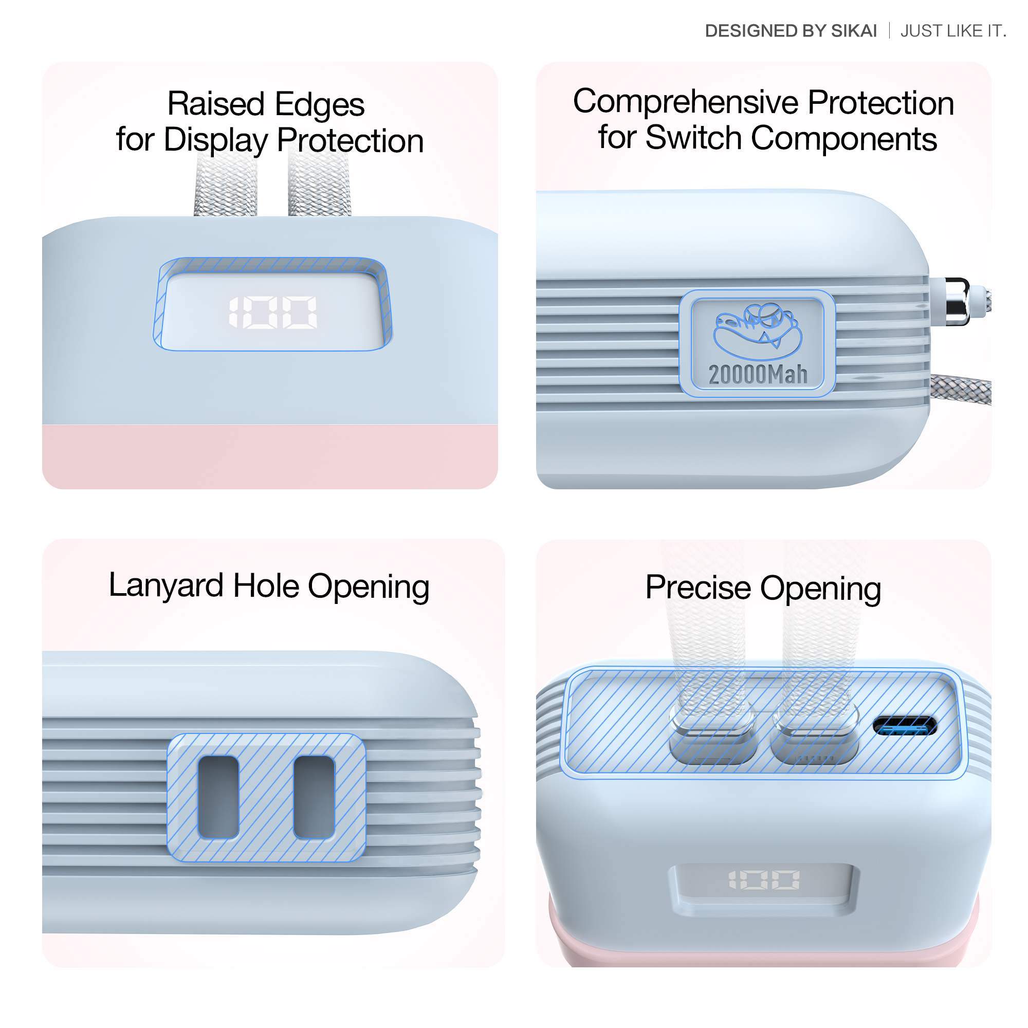 SIKAI Silicone Case for Anker  - Portable Charger 20000Mah のレビューと価格