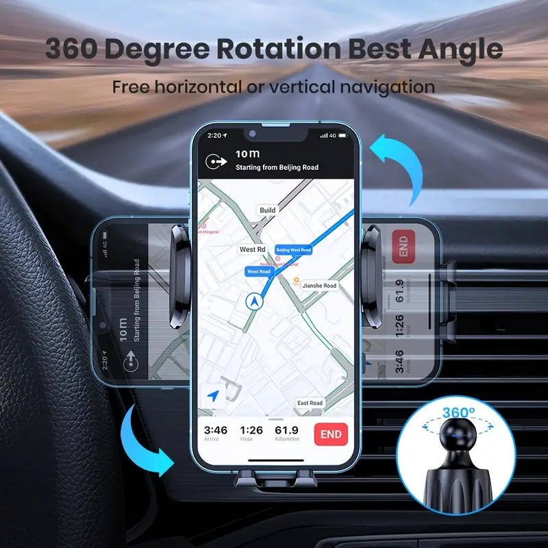 New Car Phone Holder Universal - Phone Accessories For Car のレビューと価格