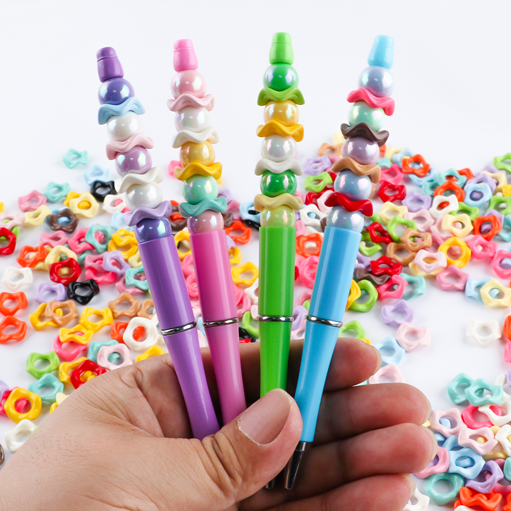 25Pcs15MM Wavy Big Hole Stack  - Phone Accessories Beads のレビューと価格